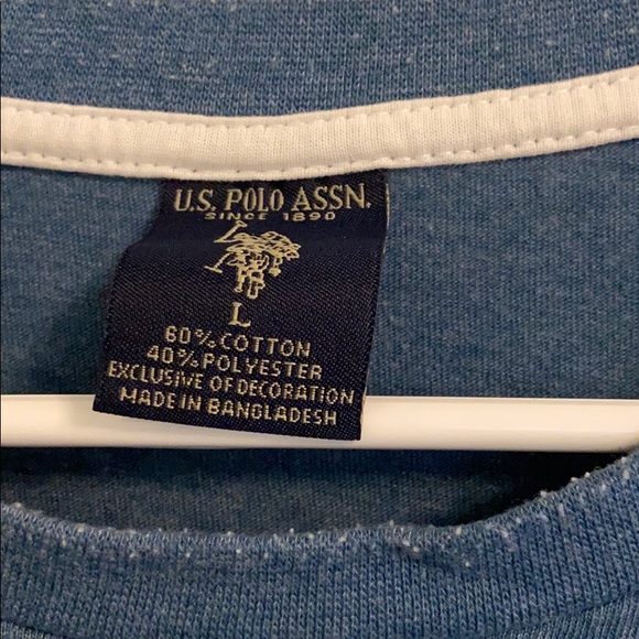 Blue, U.S. Polo Assn. Long Sleeve - Picture 2 of 3